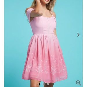 Disney Aurora cold shoulder dress